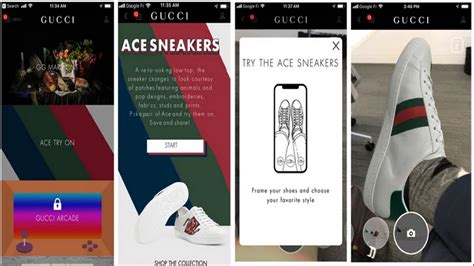 sneaker virtuali gucci|Gucci augmented reality.